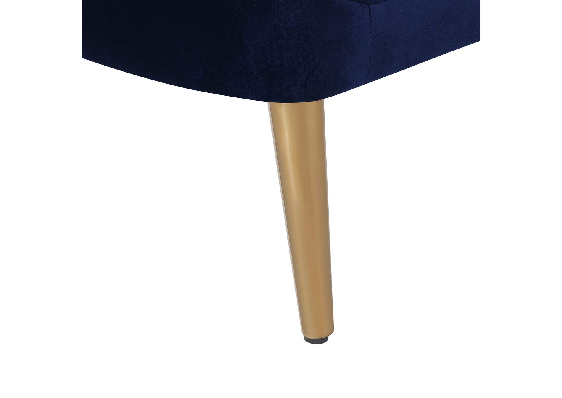 Trinity 16070 Chair With Gold Leg Broadway Navy,Elements