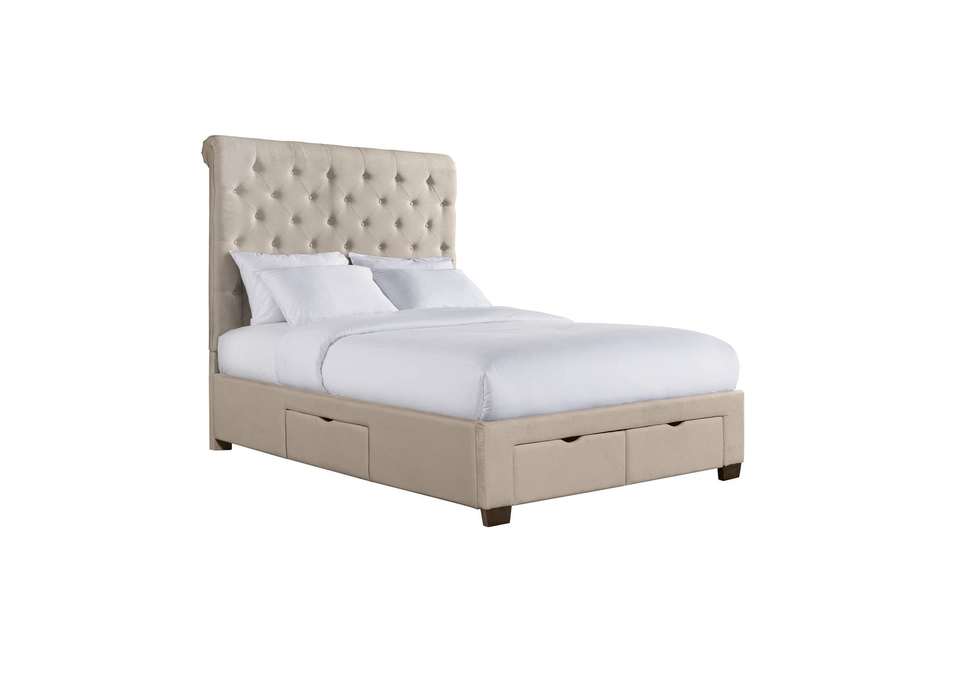 Waldorf Queen Storage Bed Boulder Sand,Elements