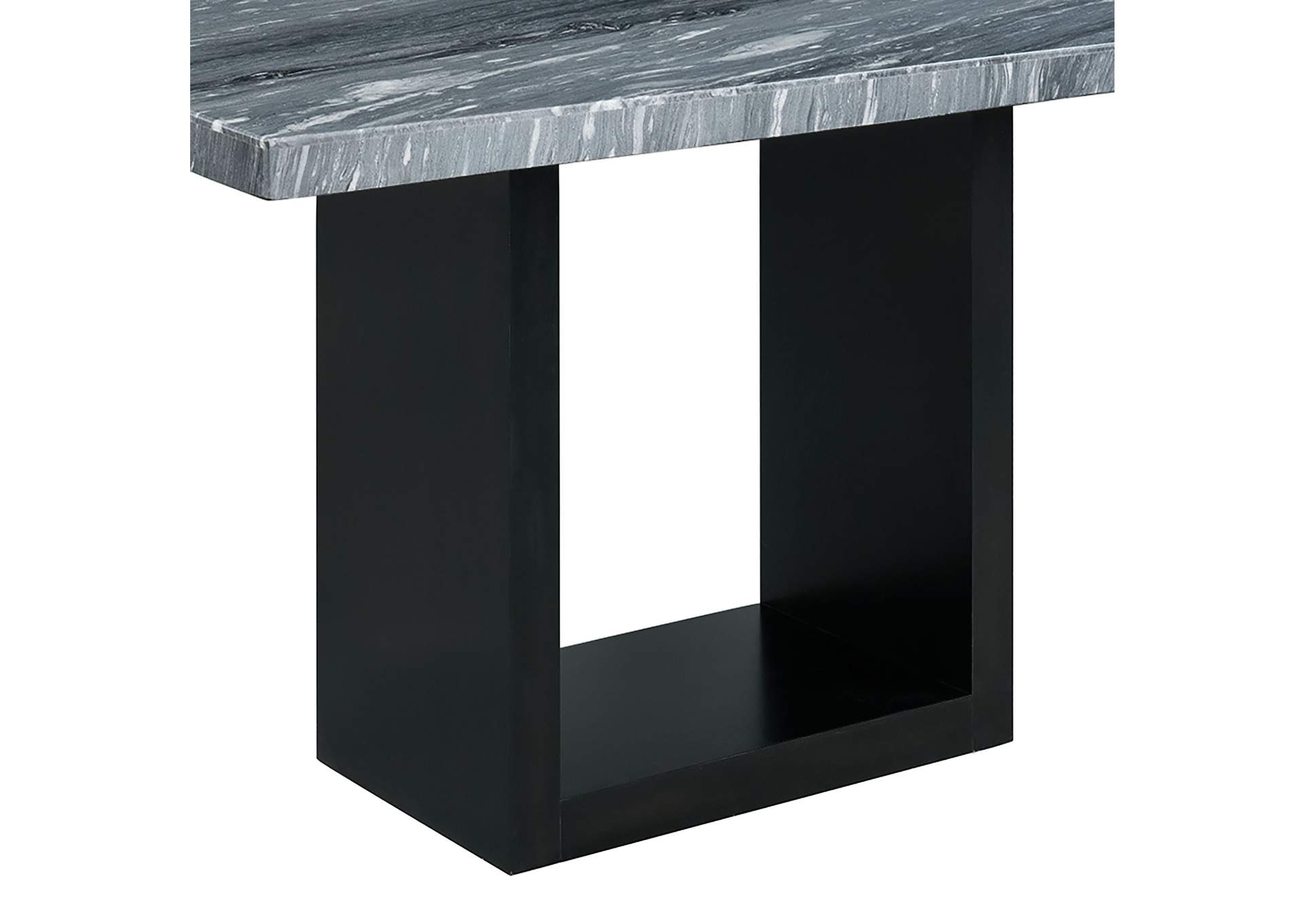 Valentino Complete Counter Table Grey Marble,Elements