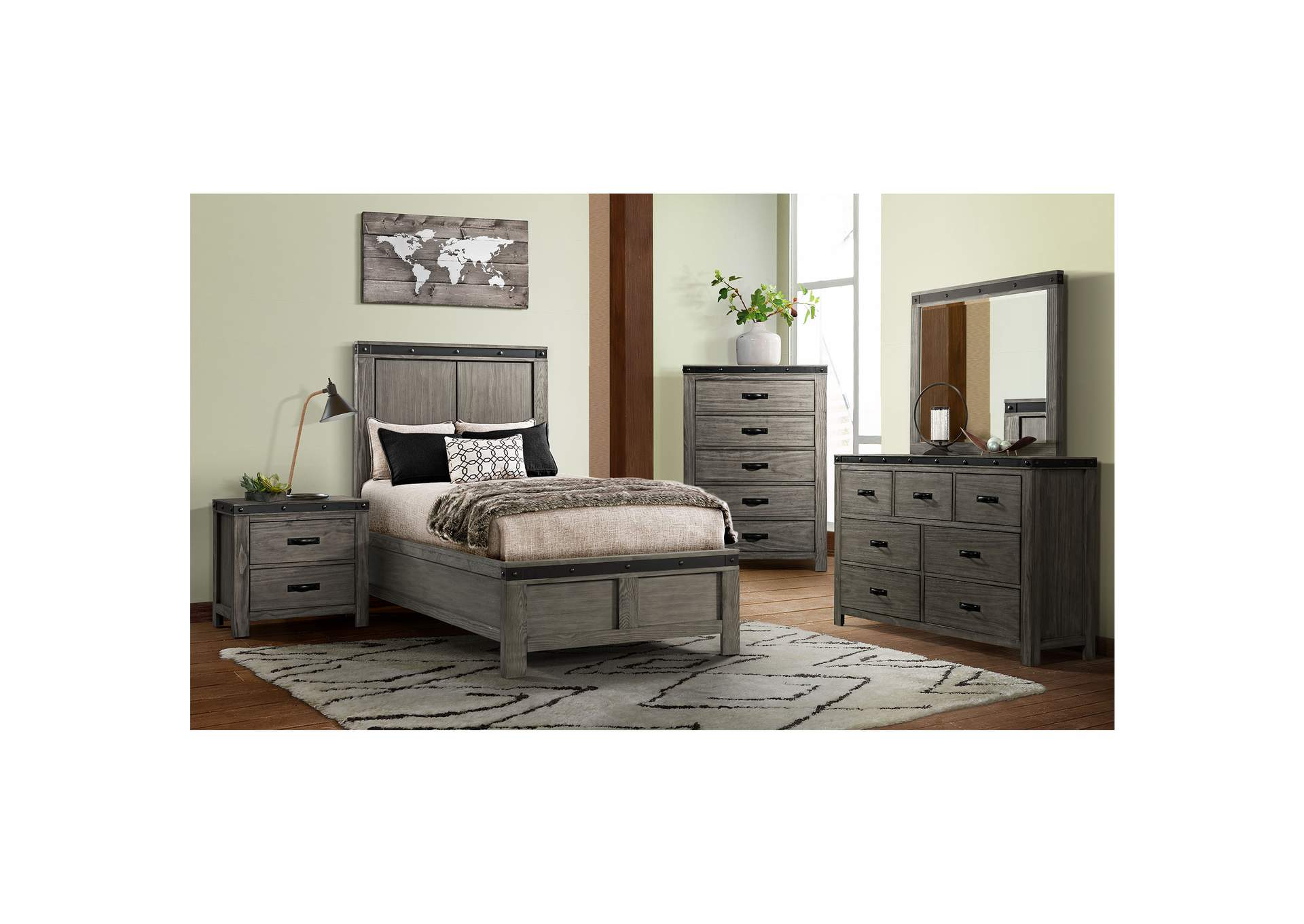 Wade Twin Bed,Elements