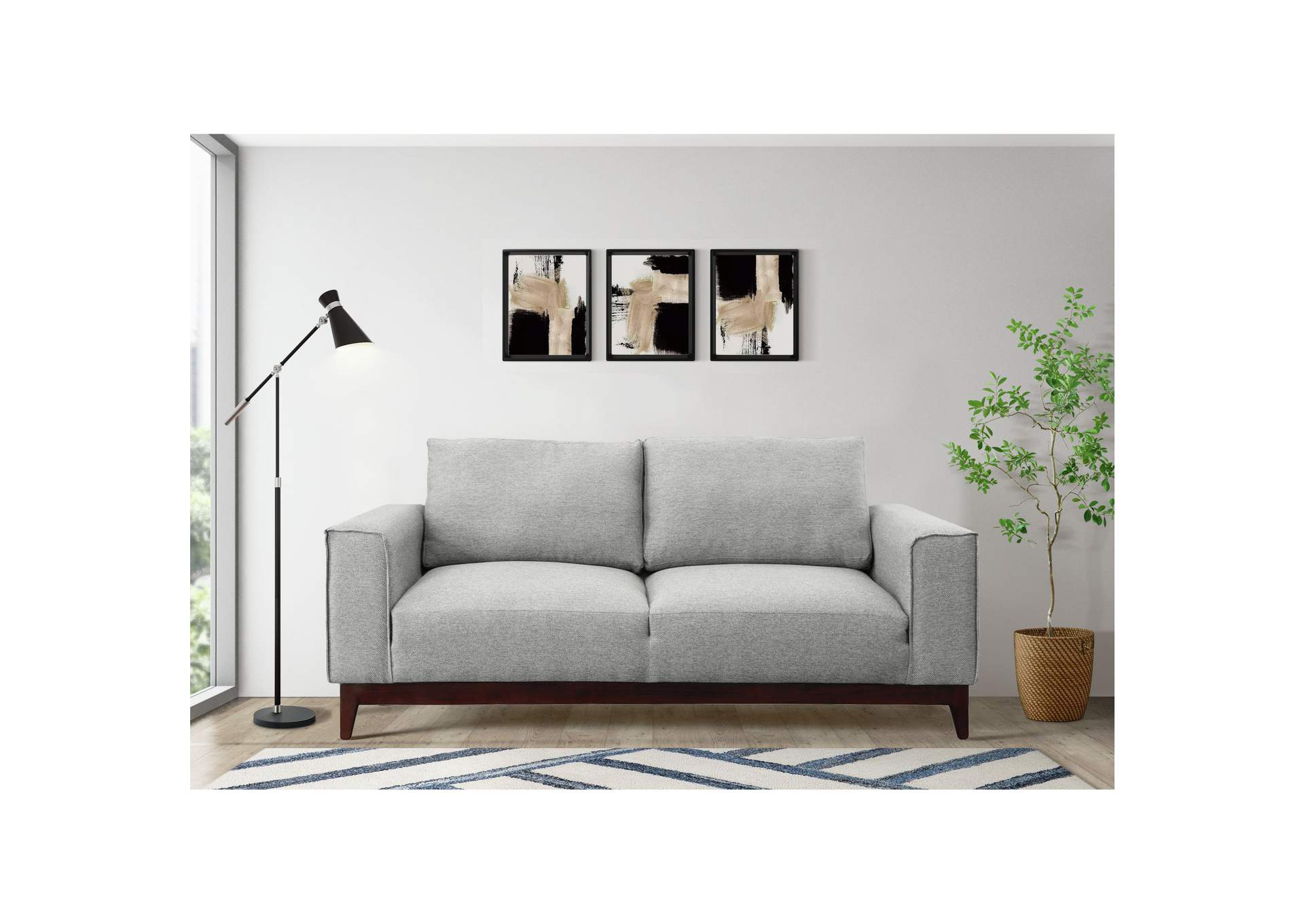 Westwood Sofa In Light Grey,Elements