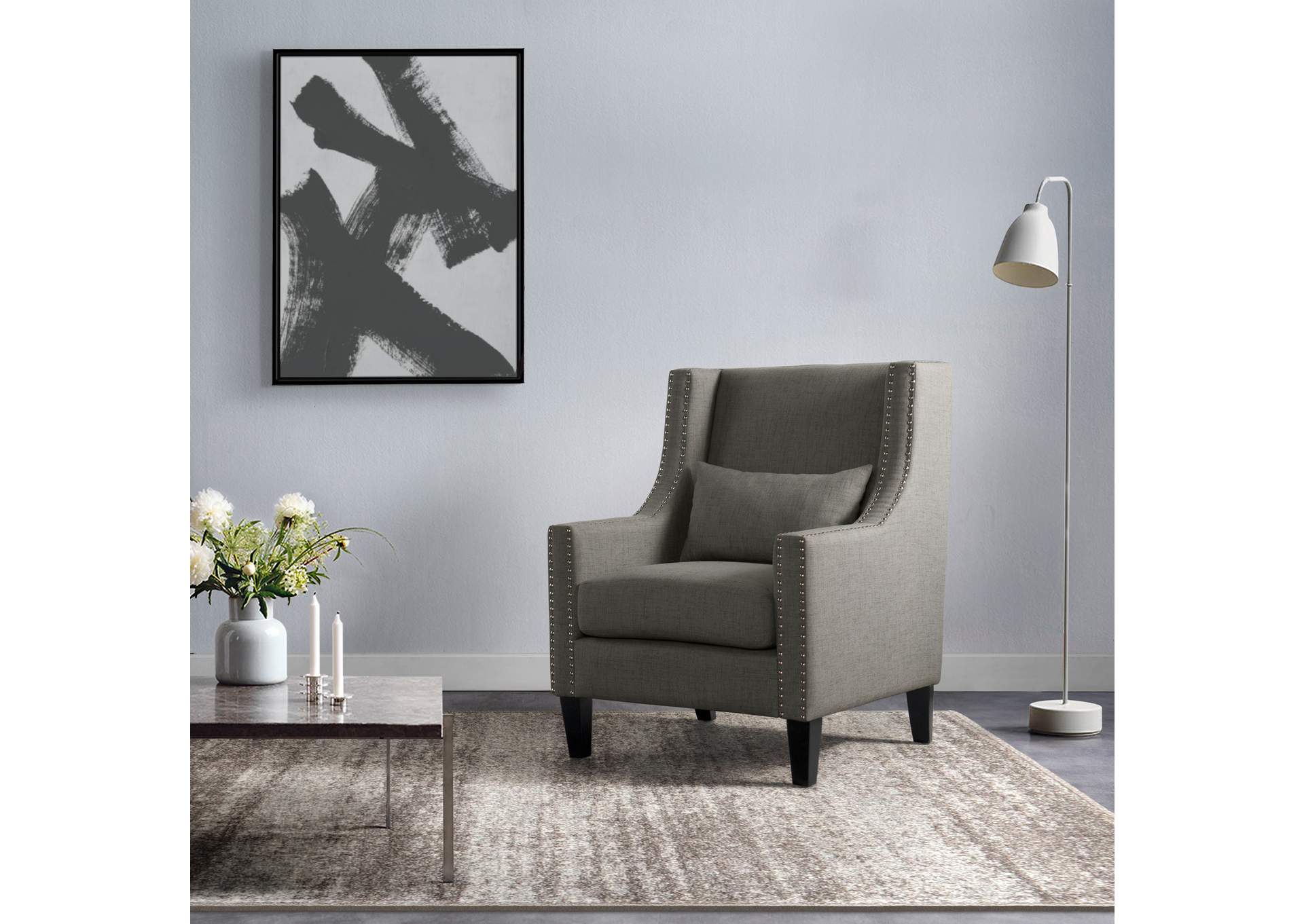 Whittier Chair Westin Charcoal With 3A,Elements