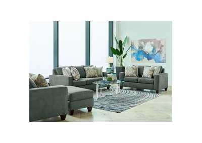 Image for 409 Loveseat In Jessie Charcoal