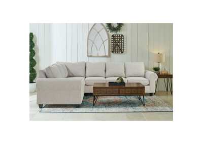 Image for 705 Sectional Set In Sincere Biscotti