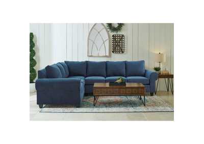 Image for 705 Sectional Set In Jessie Navy