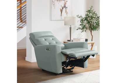 Image for All Star Power Recliner With Power Headrest USB In Rumble Aqua