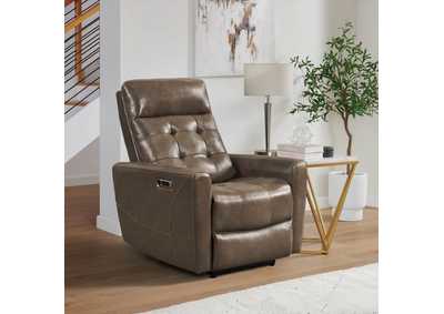 Image for All Star Power Recliner With Power Headrest USB In Fantasy Copper