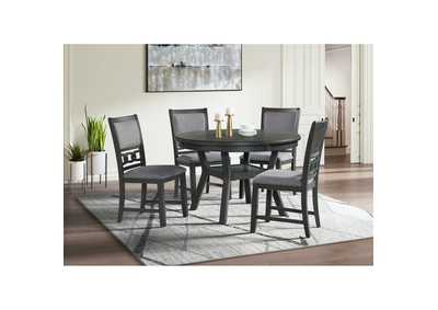 Image for Amherst Dining Side Chair With Fabric Cushion Side Stretcher Grey Finish 2 Per Pack