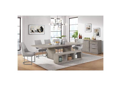 Image for Arcadia Dining Bench In Grey