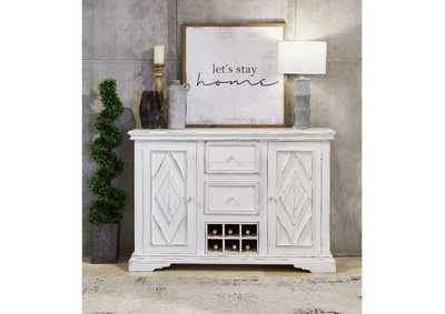 Image for Aria Sideboard Colombia White Finish