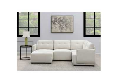 Image for Armani Left Hand Facing Modular 4 Piece Sectional With Chaise In Natural