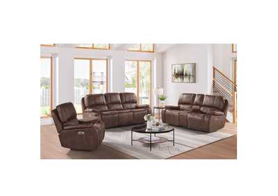Image for Atlantis Power Motion Recliner In Heritage Brown