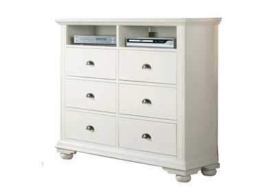 Image for Brookpine White TV Stand