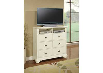 Image for Brookpine White Tv Stand