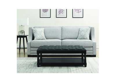 Image for Beaumont Tufted Ottoman Table Kd Version Heirloom Charcoal