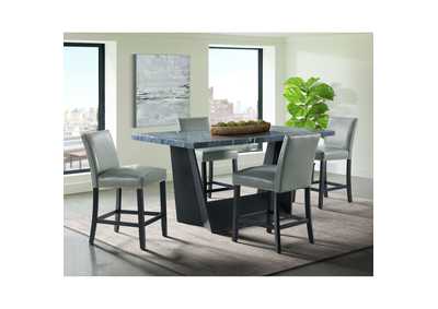 Image for Beckley Counter Table In Dark Marble Top