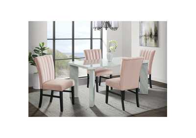 Image for Bellini Rectangle Dining Table Complete In White