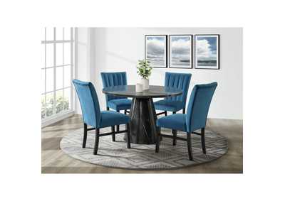 Image for Bellini Round Dining Table Complete In Grey