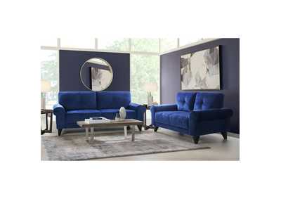 Image for Bill 2 Piece Set In Snorkel - Sofa Loveseat