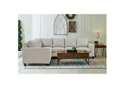 Image for 409 Sectional Set In Sincere Biscotti