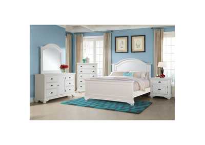 Image for Brookpine White King Panel 6 Piece Bedroom Set