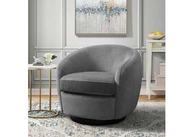 Image for Chanel Swivel Chair In Bistro Steel