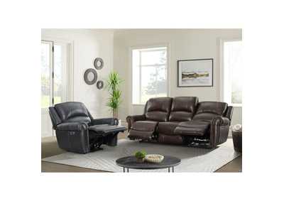 Image for Cherokee Power Motion Sofa With Power Headrest In Jazz Brown