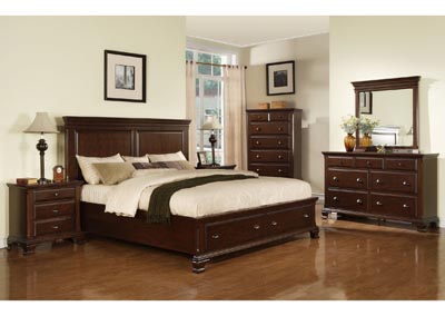 Image for Canton Cherry King Headboard