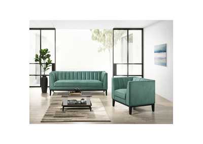 Image for Calais 2 Piece Living Room Set In Marine Green
