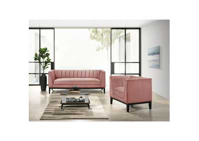 Image for Calais 2 Piece Living Room Set In Marine Rose