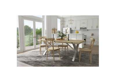 Image for Callista Rectangle 5 Piece Dining Set - Table And Four Chairs