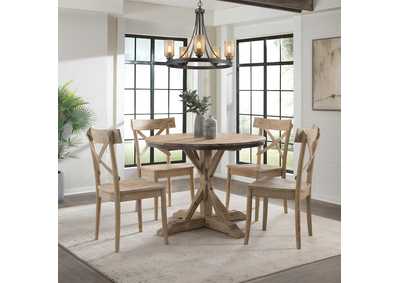 Image for D680 - 30 Callista - Round Dining Table - Beach - Natural