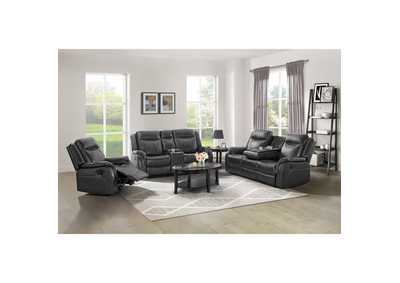 Image for Carrera Motion Glider Loveseat With Console In Grey