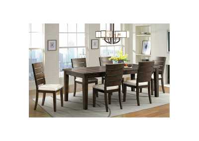 Image for Cato 7 Piece Dining Set - Table Six Chairs