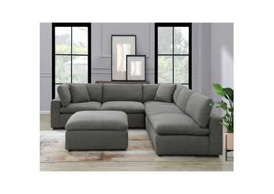 Image for Cloud 9 Sectional Ottoman In Garrison Charcoal