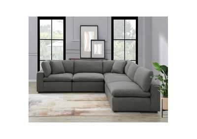 Image for Cloud 9 Sectional 5 Piece Garrison Charcoal