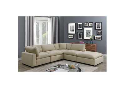 Cloud 9 Sectional Ottoman In Garrison Hemp
