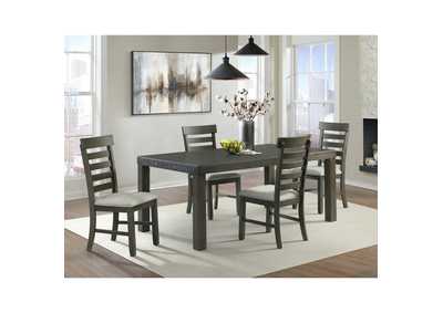 Image for Colorado Dining Height Side Chair Charcoal 2 Piece Per Carton