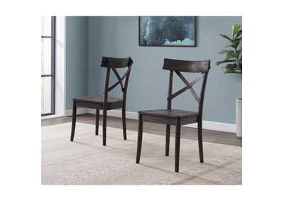 Image for D210 - 43C Coronado - Side Chair 2 - Ctn - Chocolate