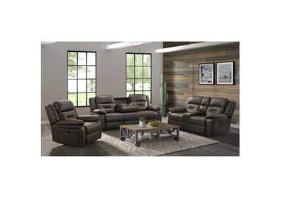 Image for Crusader Motion Recliner In Sierra Combinations Toffee - Espresso