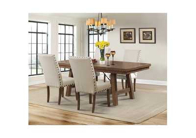 Image for Jax 5 Piece Dining Set - Table 4 Upholstered Side Chairs