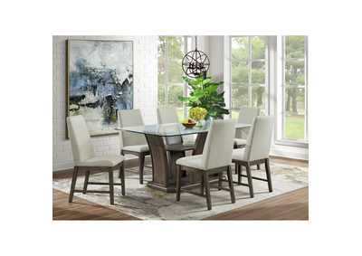 Image for Dapper Dining Side Chair Grey Finish Two Per Carton
