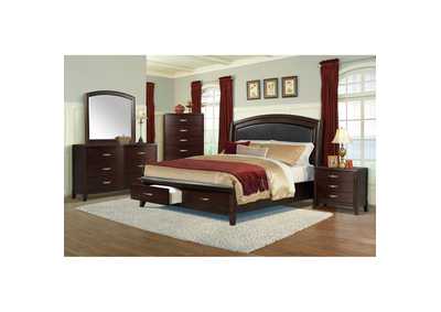 Image for Delaney Queen Platform Storage 5 Piece Bedroom Set With USB