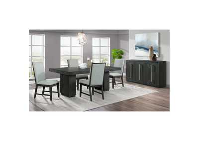 Image for Donovan Rectangular Standard Height Dining Table In Black