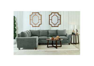 Image for 705 Sectional Set In Jessie Charcoal