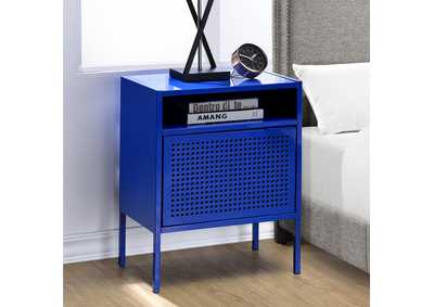 Image for Ember Nightstand C - 1094 Blue Nightstand With USB
