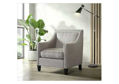 Image for Erica 497 Chair With Chrome Nails Heirloom Grey