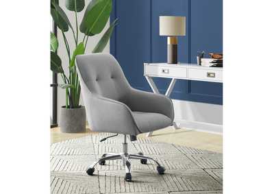 Image for Evan Office Chair In Grey Fabric