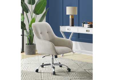 Image for Evan Office Chair In Natural Fabric