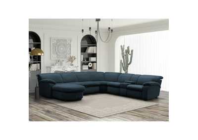 Image for Excelsior Sectional Set With Left Hand Facing Chaise Pull Bed And Storage In Flex Eclipse